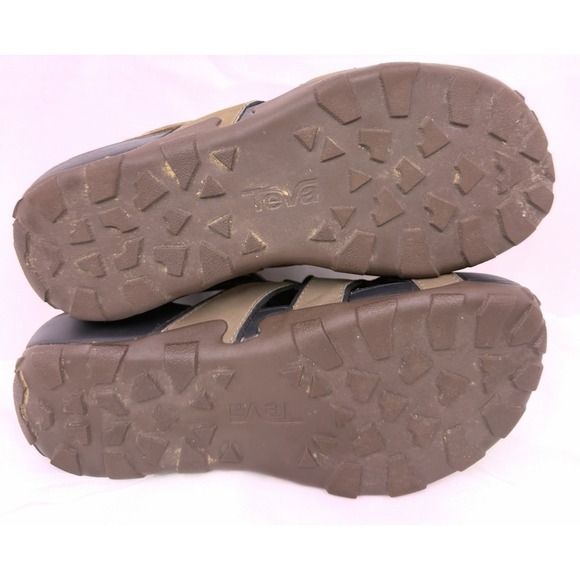 Teva Flintwood Mens 11 Brown Closed Toe Sport Sandals Hiking Water Fisherman EUC main image 9